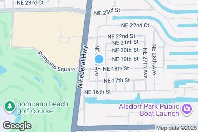 Map image of the property - 1800 NE 24th Ave