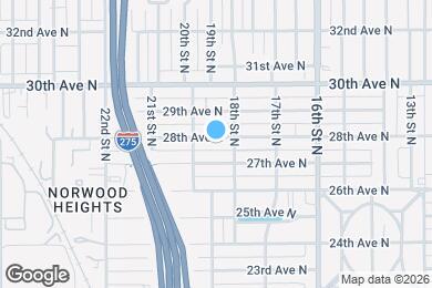 Map image of the property - 1834 28th Ave N