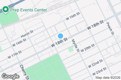 Map image of the property - 340 W 18th St