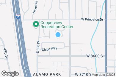 Map image of the property - 205 W 8480 S