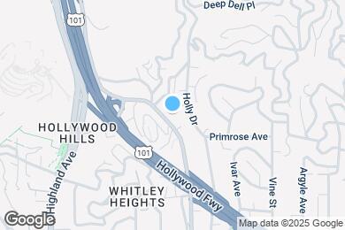 Map image of the property - 2222 N Cahuenga Blvd