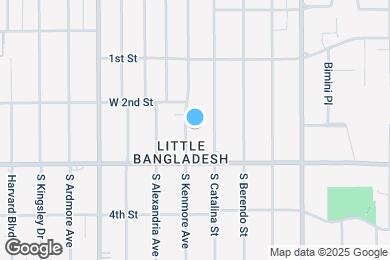 Map image of the property - 234 S Kenmore Ave