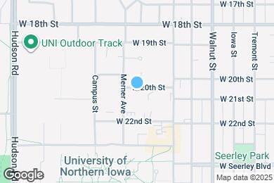 Map image of the property - 1102 W 20th St