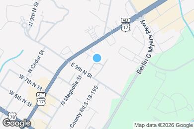 Map image of the property - Colonial Park Apartments