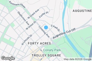 Map image of the property - 1809 Lovering Ave