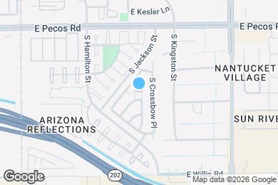 Map image of the property - 1194 S Anvil Pl