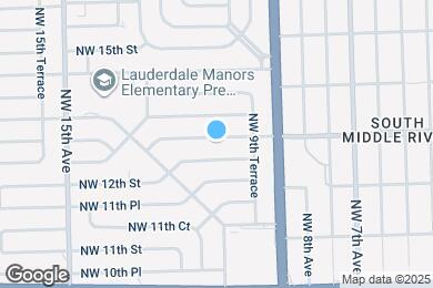 Map image of the property - 1000 NW 13th Ct
