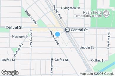 Map image of the property - 1928 Harrison St