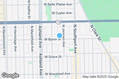 Map image of the property - 1455 W Byron St