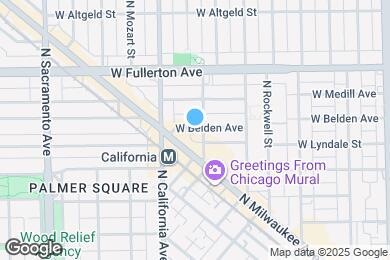Map image of the property - 2729 W Belden Ave