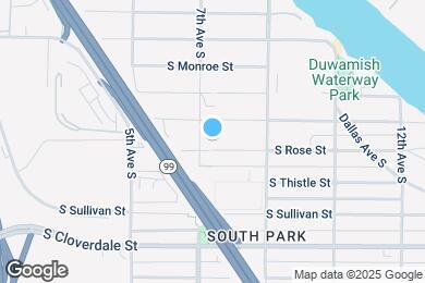 Map image of the property - 708 -710 S Rose Street