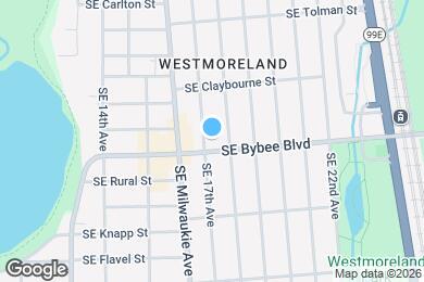 Map image of the property - 6916 SE 17th Ave