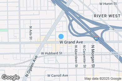 Map image of the property - 1148 W Grand Ave