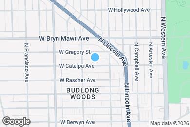 Map image of the property - 2620 W Catalpa Ave