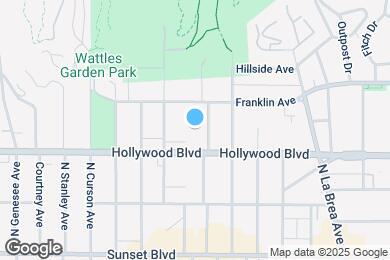 Map image of the property - 1725 Camino Palmero St, Los Angeles, CA 90046