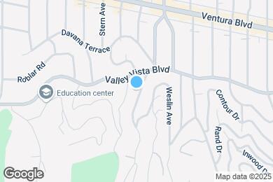 Map image of the property - 4063 Benedict Canyon Dr