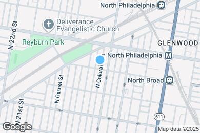 Map image of the property - 1715 W Huntingdon St