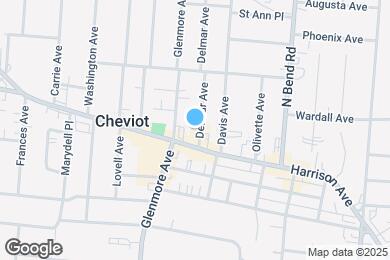 Map image of the property - 3821 Delmar Ave