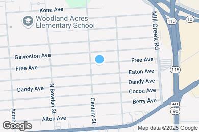 Map image of the property - 8730 Free Ave
