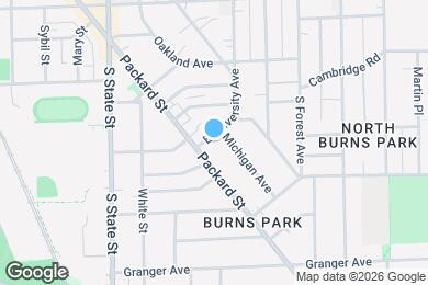 Map image of the property - 1209 E University Ave