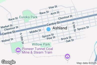 Map image of the property - 1314 Walnut St