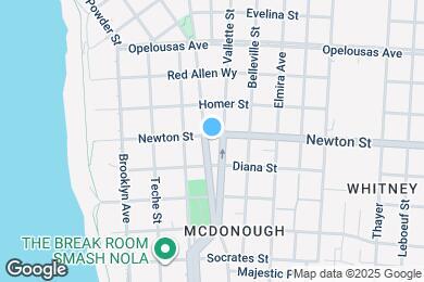 Map image of the property - 1004 Verret St