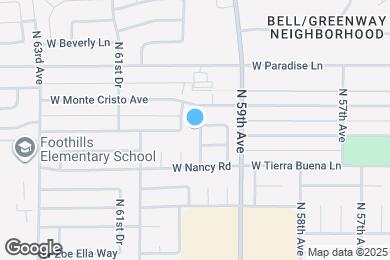 Map image of the property - 15830 N 59th Dr