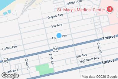 Map image of the property - 2641 1/2 Collis Ave