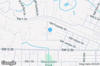 Map image of the property - 47 SW Eastern Ave