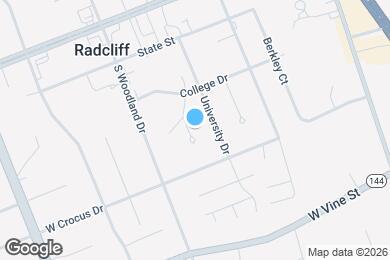 Map image of the property - 412 Western Cir