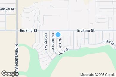 Map image of the property - 525 N Iola Ave