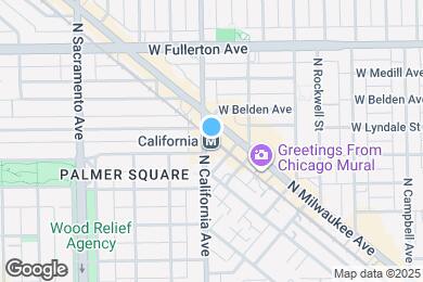 Map image of the property - 5445 N California Ave