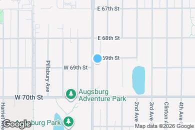 Map image of the property - 6909 Nicollet Ave S