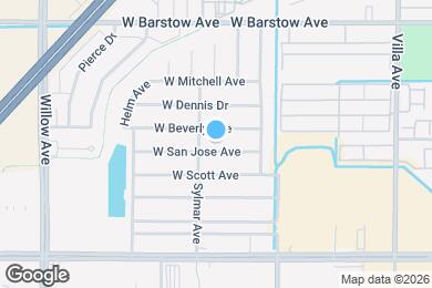 Map image of the property - 507 W San Jose Ave