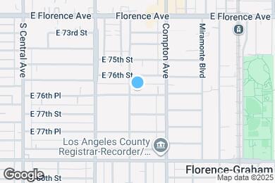 Map image of the property - 1413 E 76th Pl