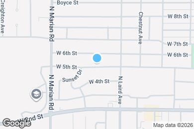 Map image of the property - 2414 W 5th St