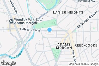 Map image of the property - 1932 Calvert St NW