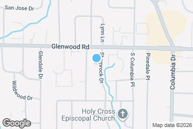 Map image of the property - 1855 Shamrock Dr