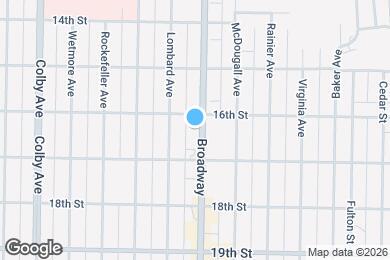 Map image of the property - 1610 Broadway