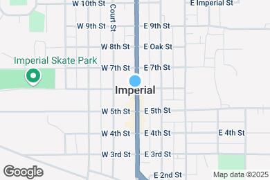 Map image of the property - 550 E 2nd St