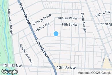 Map image of the property - 1216 14th St NW