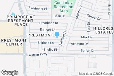 Map image of the property - 9805 Prestmont Pl