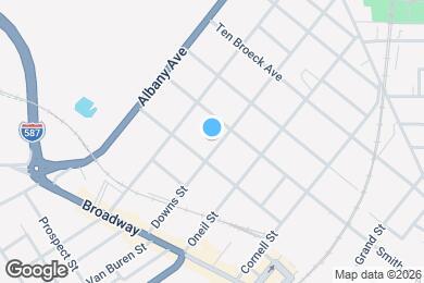 Map image of the property - 89 Downs St