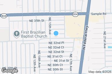 Map image of the property - 1531 NE 33rd St