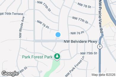 Map image of the property - 7601 N Stoddard Ave