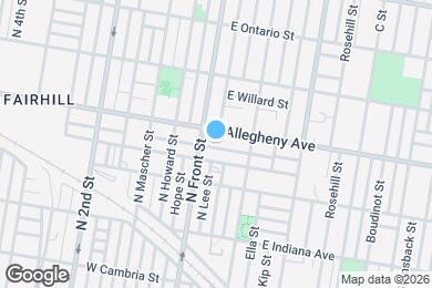 Map image of the property - 119 E Wishart St