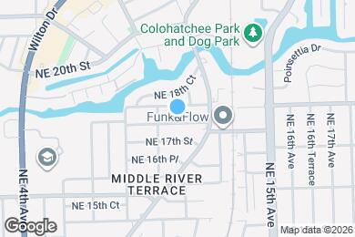 Map image of the property - 1001 NE 17th Ct