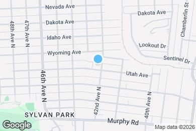 Map image of the property - 4202 Utah Ave