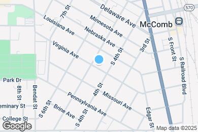 Map image of the property - 518 Virginia Ave
