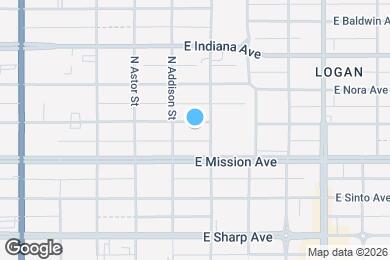 Map image of the property - 518 E Augusta Ave